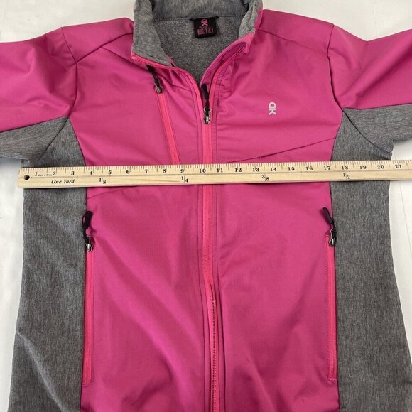 Little Donkey Andy Hooded Softshell Jacket Women’s L Windbreaker Reflective - Picture 3 of 9